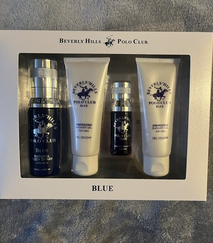 Beverly Hills Polo Club Blue 4pc Gift Set