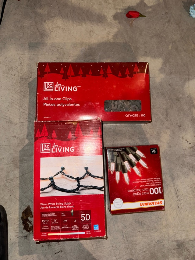String Lights and Clips