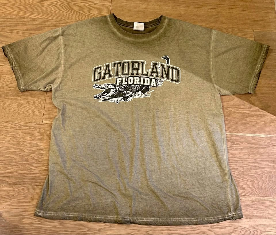 Tipsy Gatorland Florida Graphic T-Shirt Size XL
