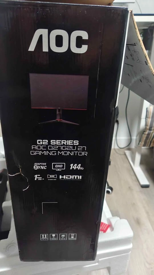 AOC 27" Gaming Monitor | 2K QHD | 144Hz | 1ms - photo 4
