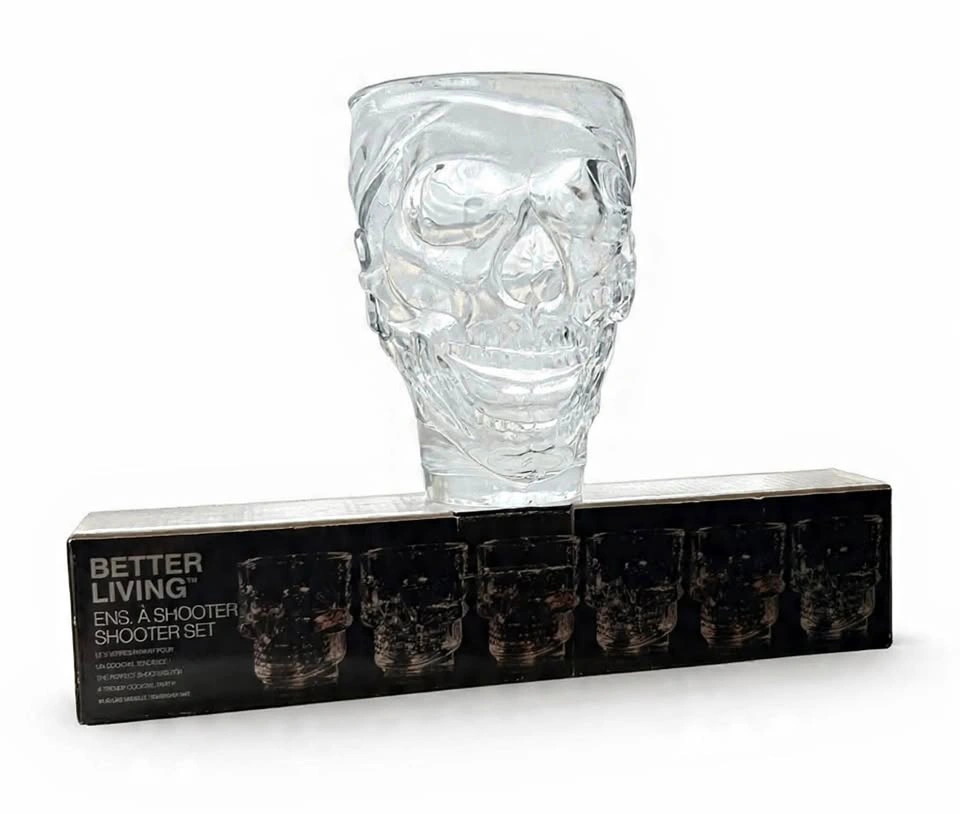 Skull drinking glasses