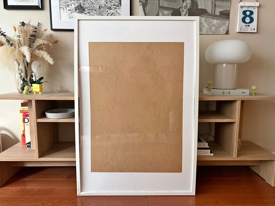 IKEA RIBBA white frame (61x91 cm) OBO