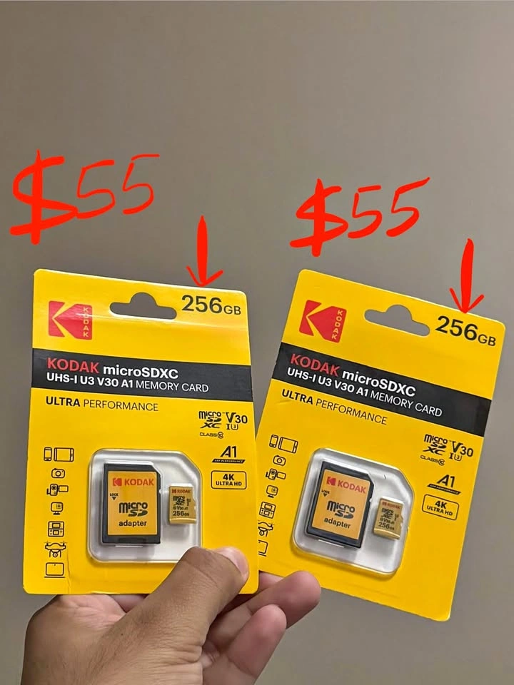Micro SD card 256GB - New