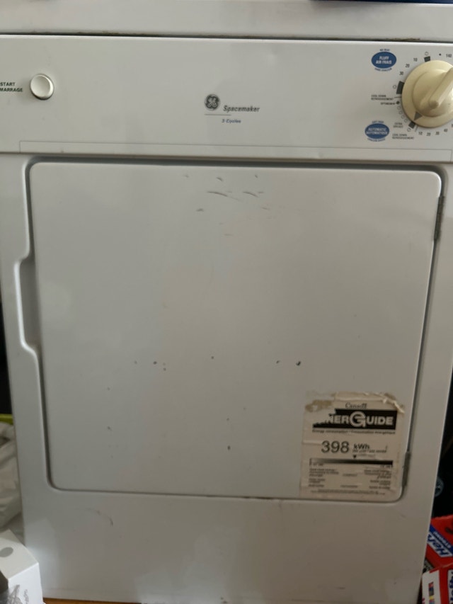 GE Spacemaker Dryer