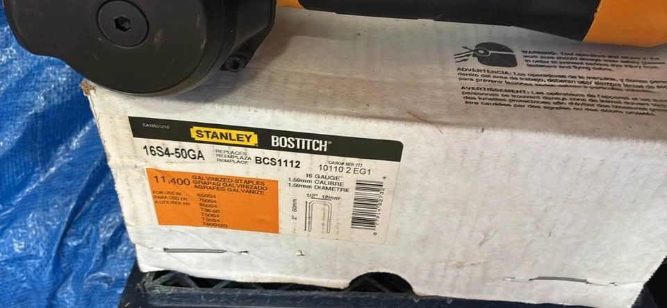 Brand New Box Bostitch 16S4-50GA 16-Gauge Staples - photo 2