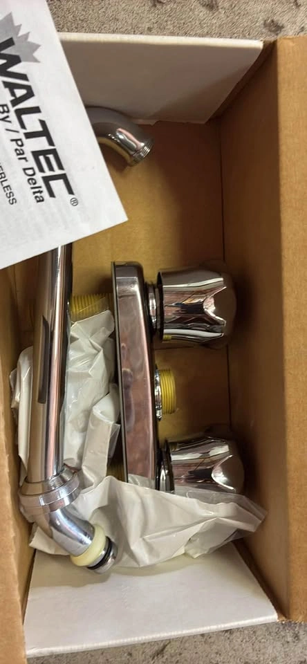 Brand New Waltec Two-Handle Laundry Faucet - photo 3