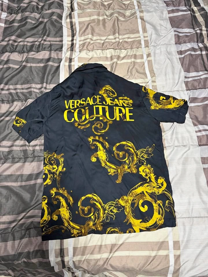 Versace Jeans Couture Short-Sleeve Button-Up Shirt
