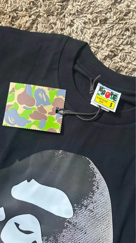 Grey and Black BAPE Tshirt size S - photo 2