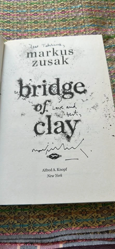 Bridge of Clay - Signed First Edition Copy by Markus Zusak - photo 2