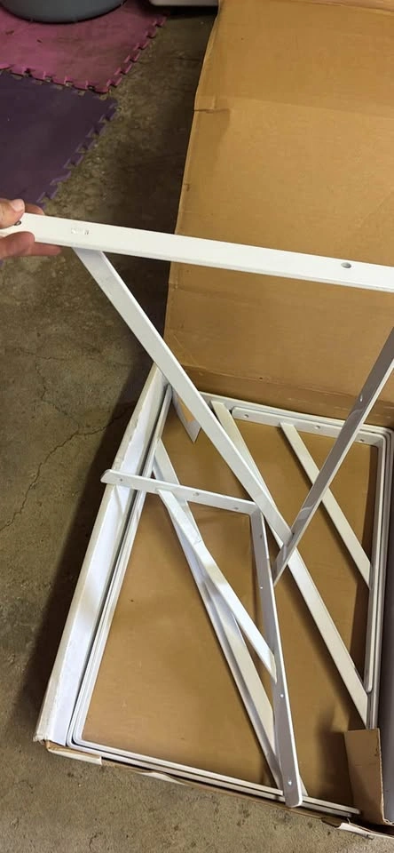 NEW (Set of 5) Knape & Vogt Heavy-Duty 22" L-Brackets - photo 3