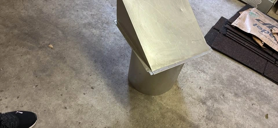 Heavy-Duty Galvanized Steel Wall Vent Cap – Brand New - photo 2