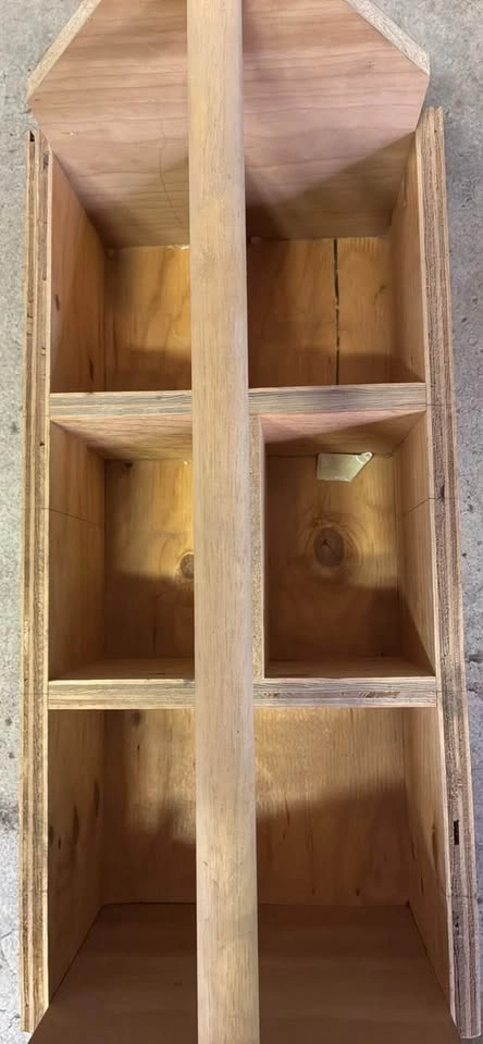 Handmade Wooden Tool Tote / Storage Caddy (24" x 12" x 14") - photo 5