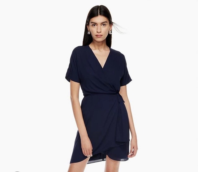 Aritzia Babaton Wallace Wrap Dress