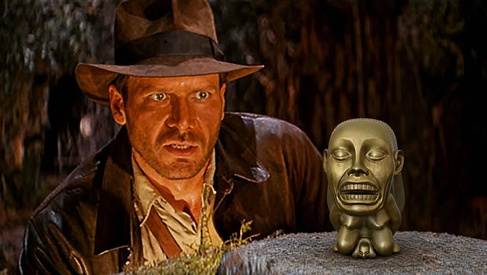 Indiana Jones Golden Fertility Idol Prop Replica - photo 2
