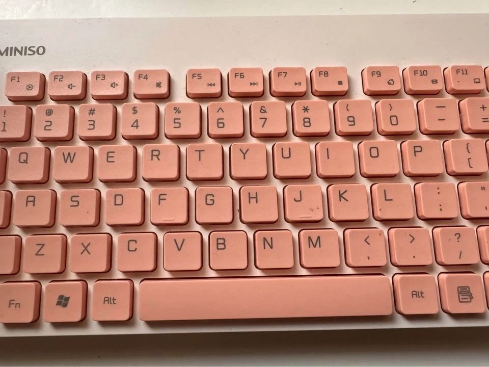 Pink Keyboard and Mouse - photo 3