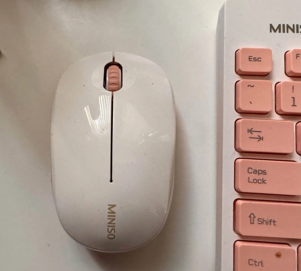 Pink Keyboard and Mouse - photo 4