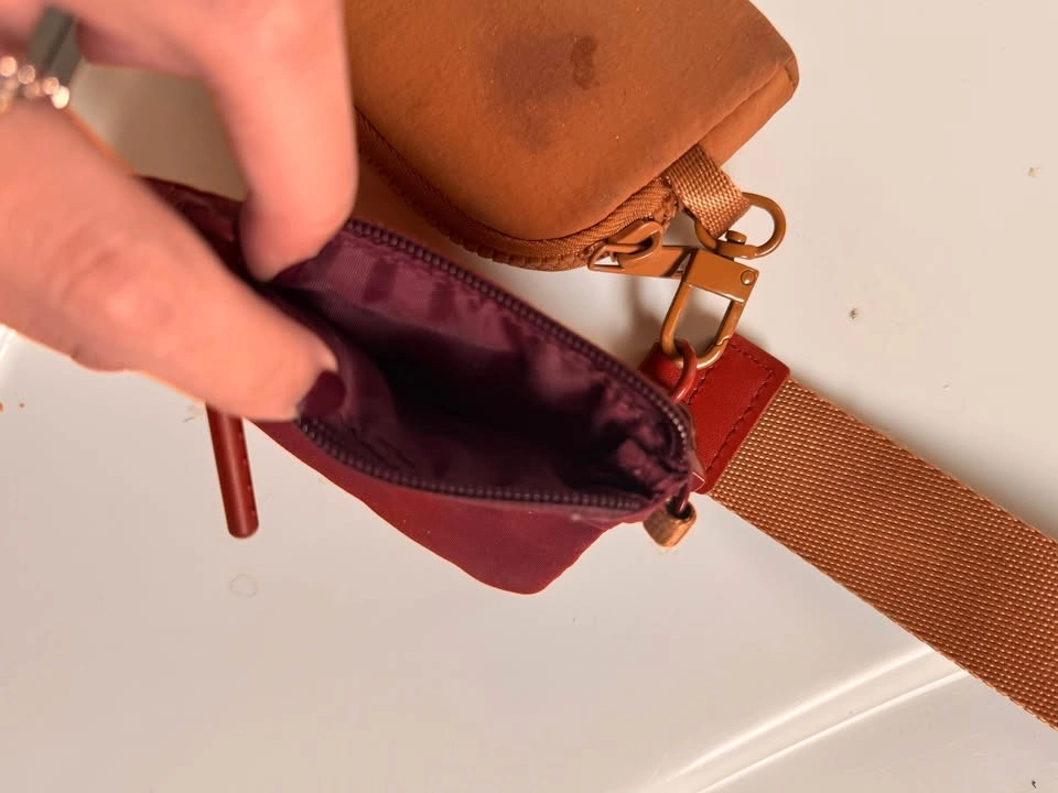 Two pouch wallet with strap - photo 3