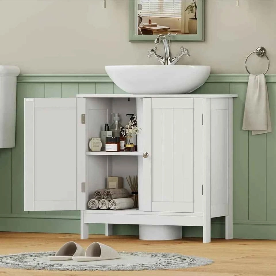 IWELL Under Sink Storage Cabinet - White - photo 4