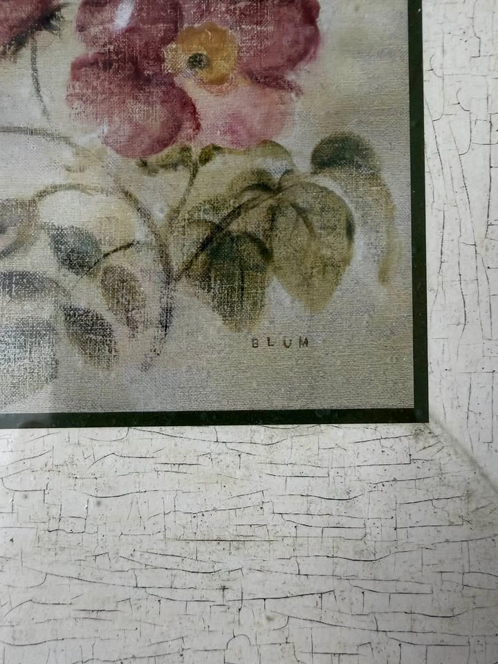 Pair of Framed Floral Prints by Cheri Blum (9" x 9") - photo 4