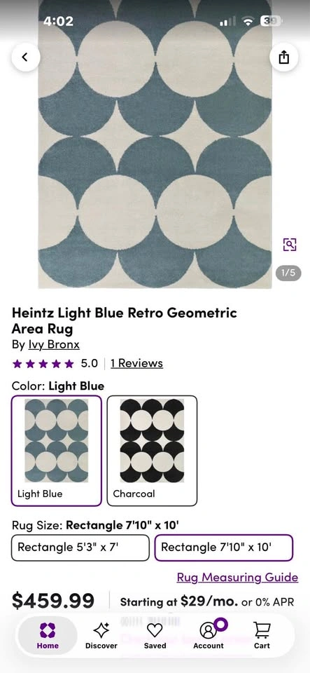 Brand New Area Rug