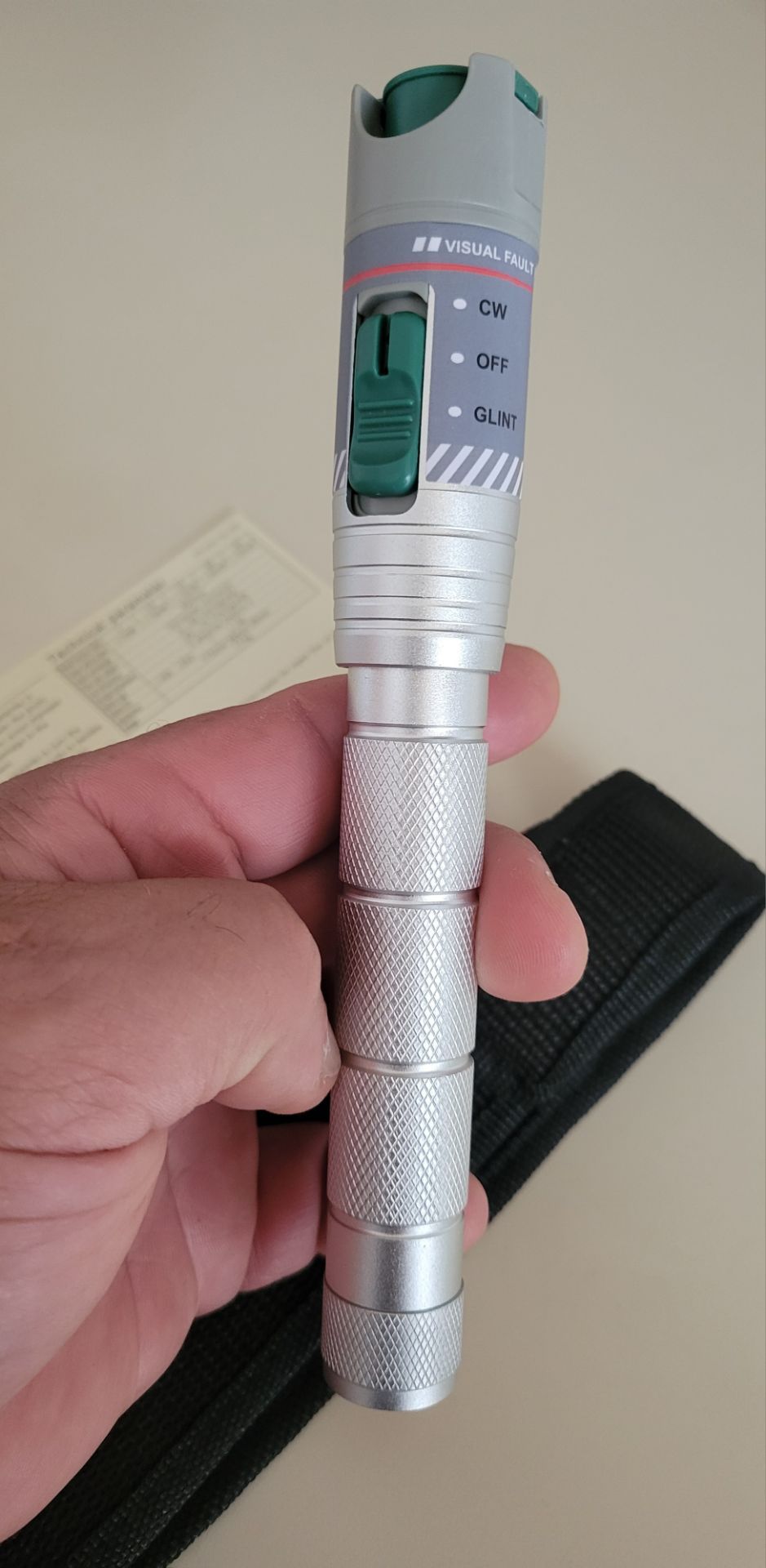 Visual Fault Locator Pen for Fiber Optic Cables, 100MW - photo 2