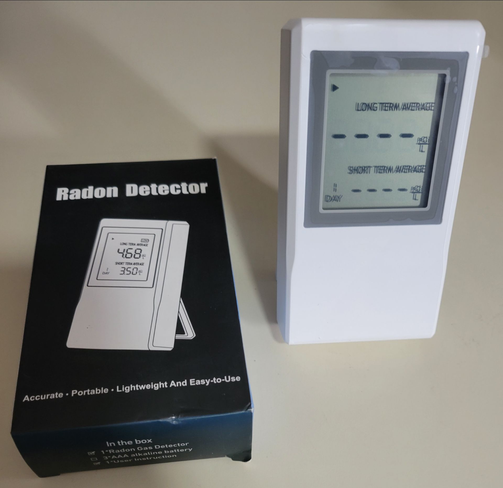 Home Radon Detector RN80, Long and Short Term Readings NEW - photo 2