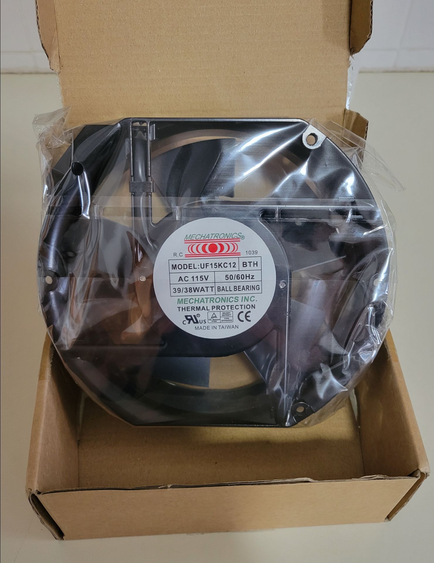 Mechatronics UF15KC12 BTH 115V 39/38W 17251 Cooling Fan / NEW
