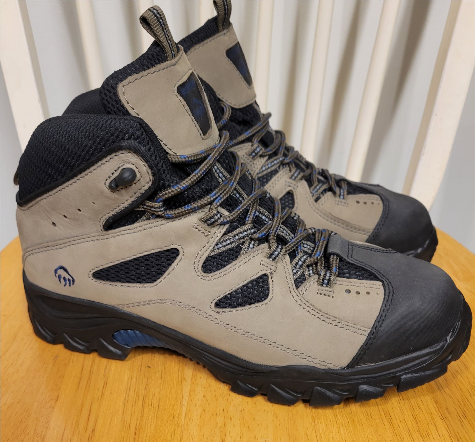 Wolverine Hudson Men's Gray Steel Toe Work Boots Size 9.5 EW