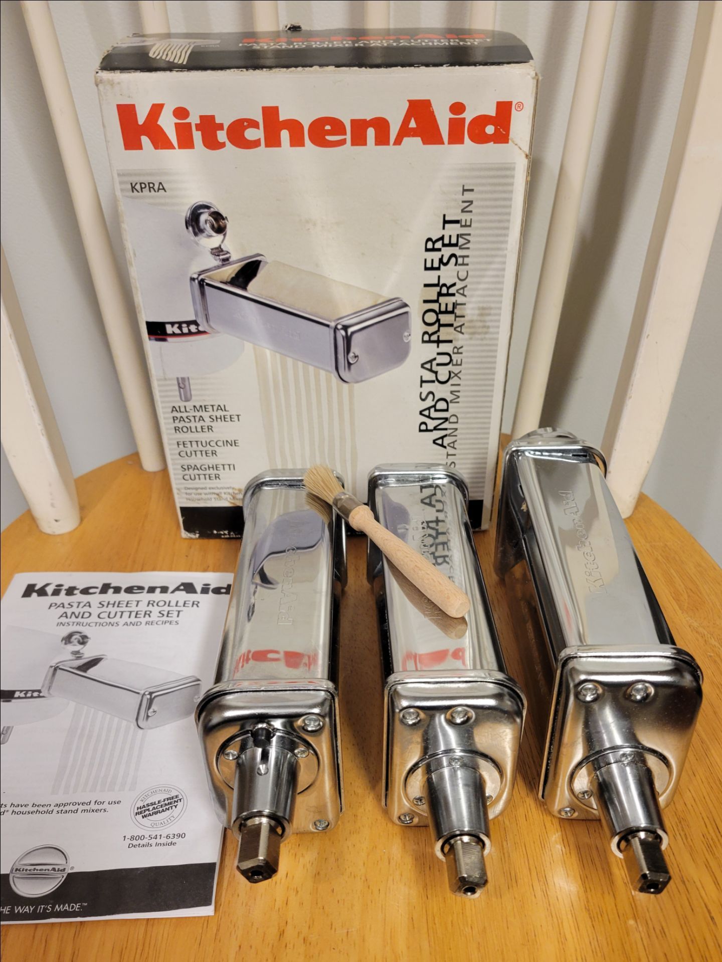 KitchenAid KPRA 3-Piece Pasta Roller & Cutter Attachment Set