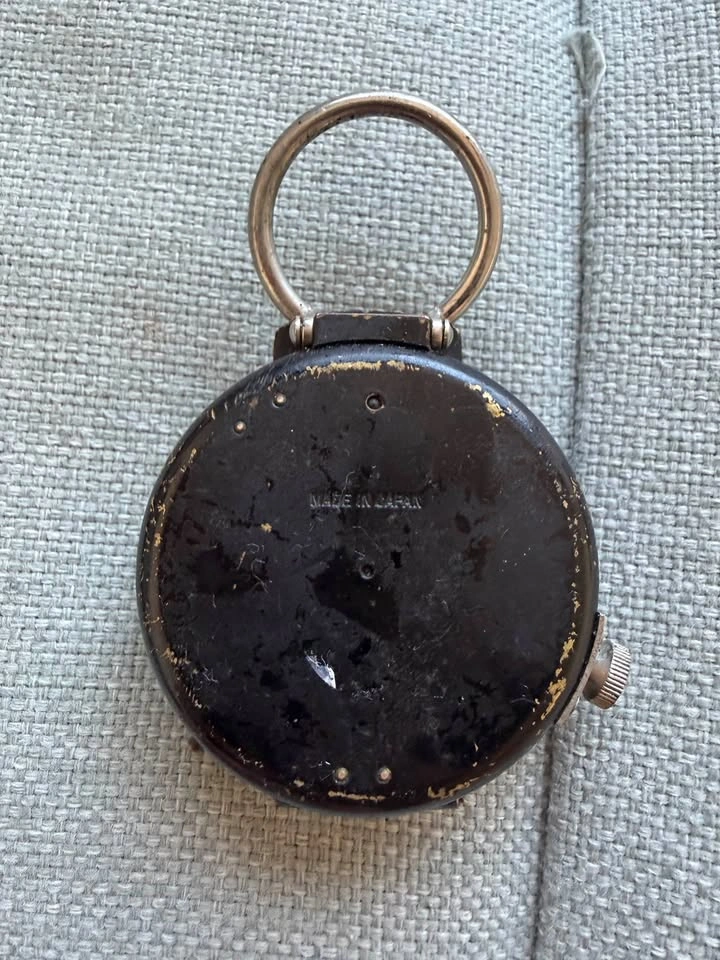 Vintage Japanese Lensatic / Prismatic Pocket Compass - photo 5