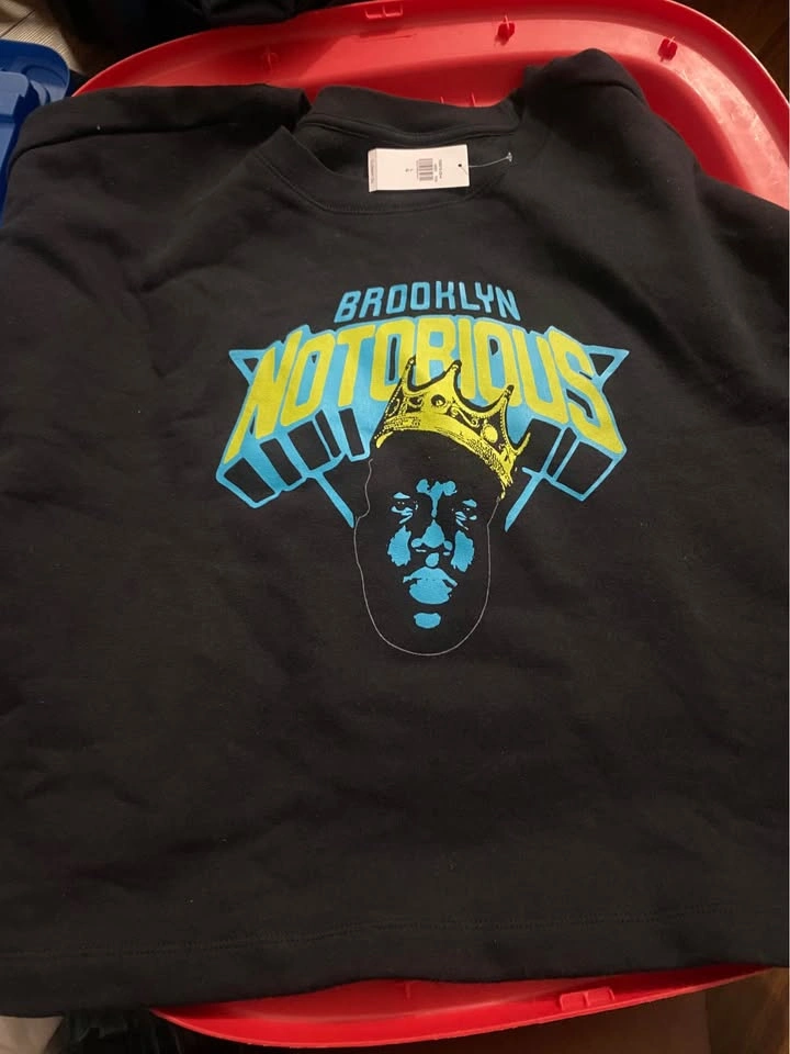 Notorious BIg cropped sweater