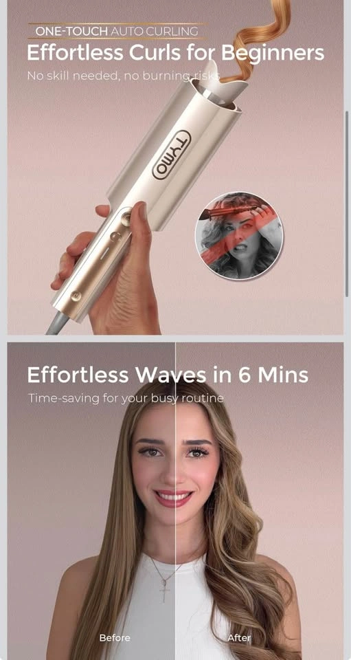 TYMO CurlPro Plus 1.5” Automatic Rotating Curling Iron - photo 2