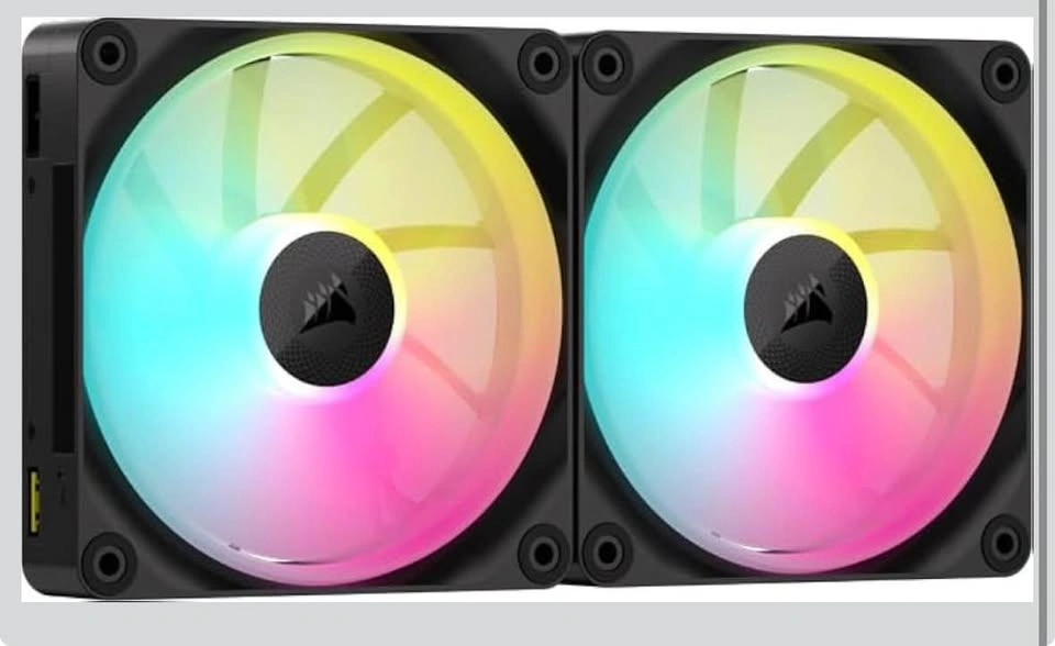 CORSAIR iCUE LINK LX140 RGB 140mm PWM Fans 2-Pack with System Hu - photo 2
