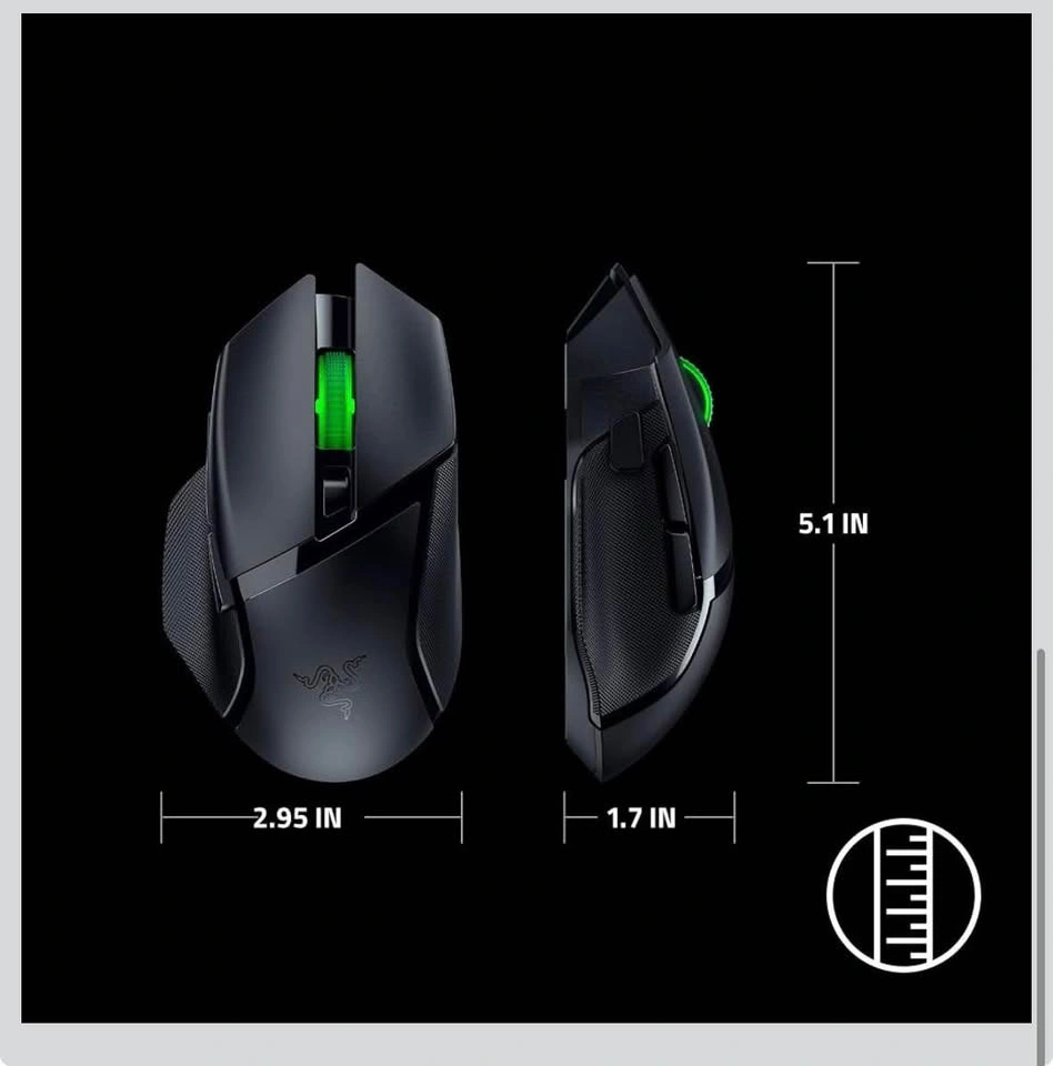Razer Basilisk V3 X HyperSpeed Customizable Wireless Gaming Mous - photo 5