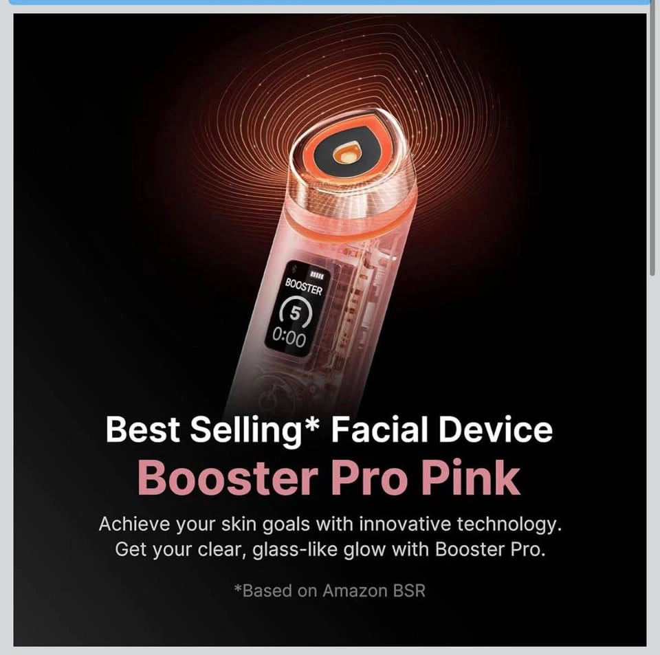 medicube Age-R Booster Pro Pink | 6-in-1 Beauty Massager - photo 2