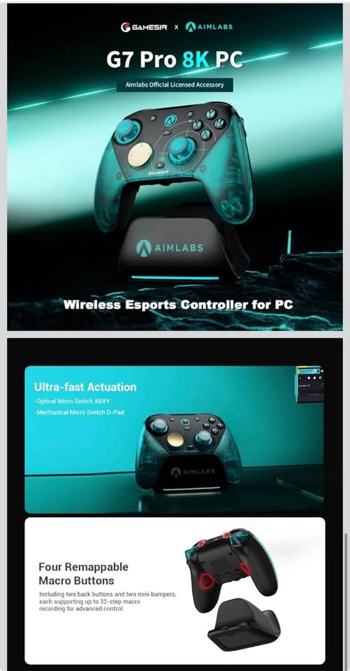 GameSir G7 Pro 8K Wireless Controller - Aimlabs Edition - photo 5