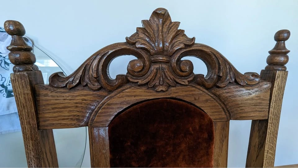 Oak Dining Table and 6 Chairs - photo 3