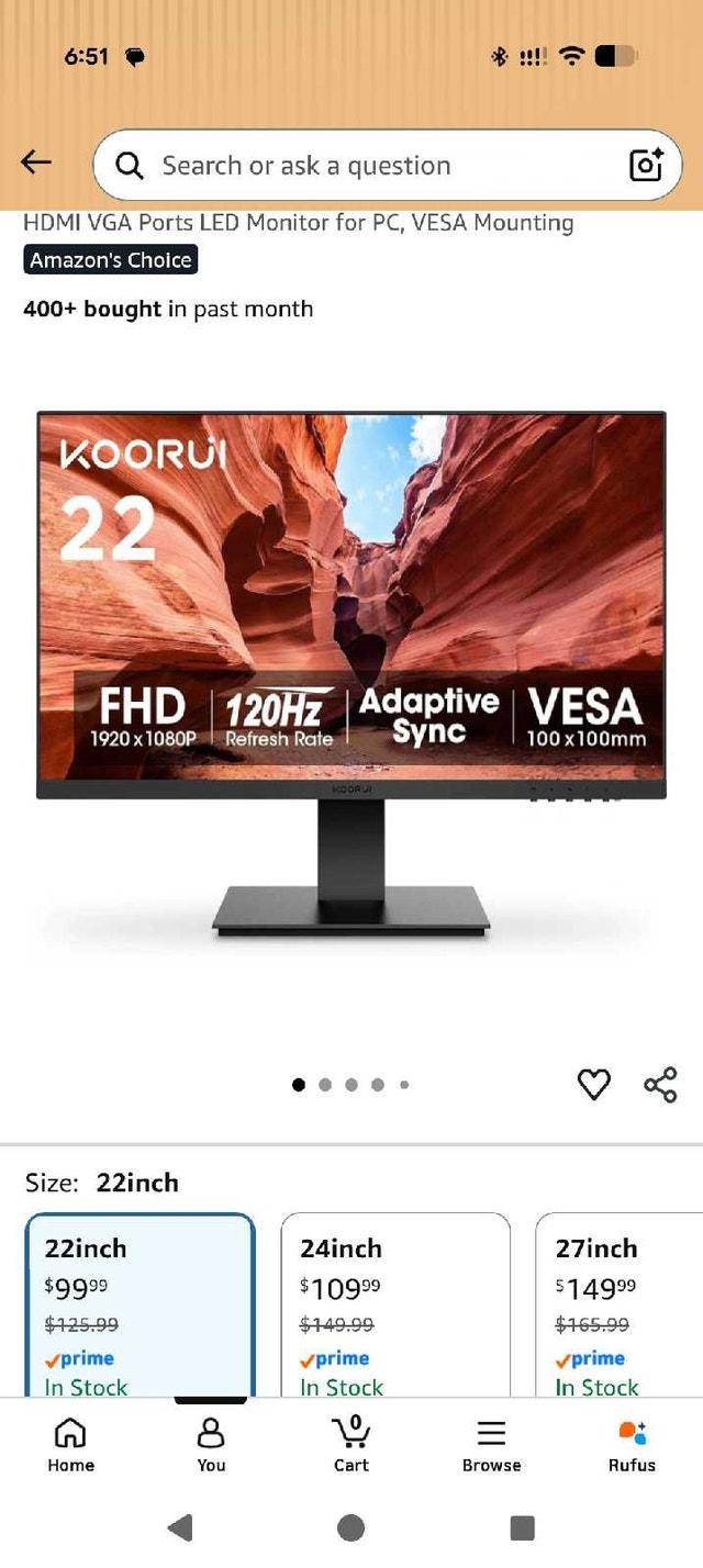 22" Monitor & Rotating Stand - photo 5