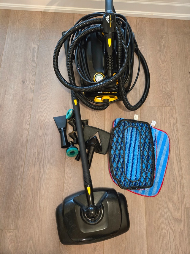 McCulloch MC1375 Heavy-Duty Steam Cleaner - Full Kit