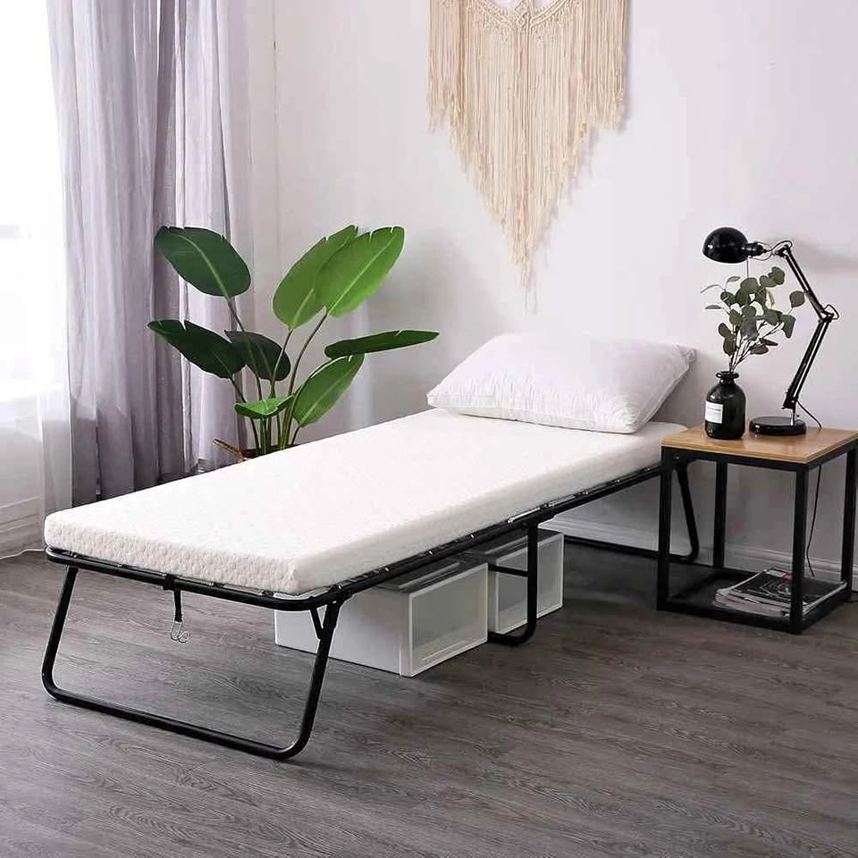 Leisuit 75 x 31 Inch Portable Folding Bed with Memory Foam