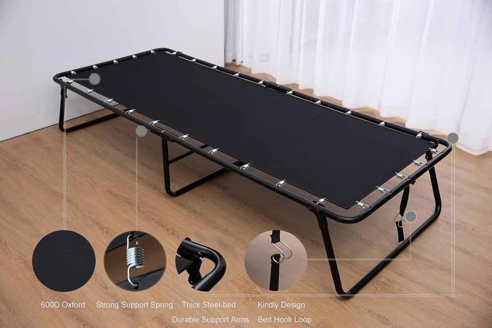 Leisuit 75 x 31 Inch Portable Folding Bed with Memory Foam - photo 4