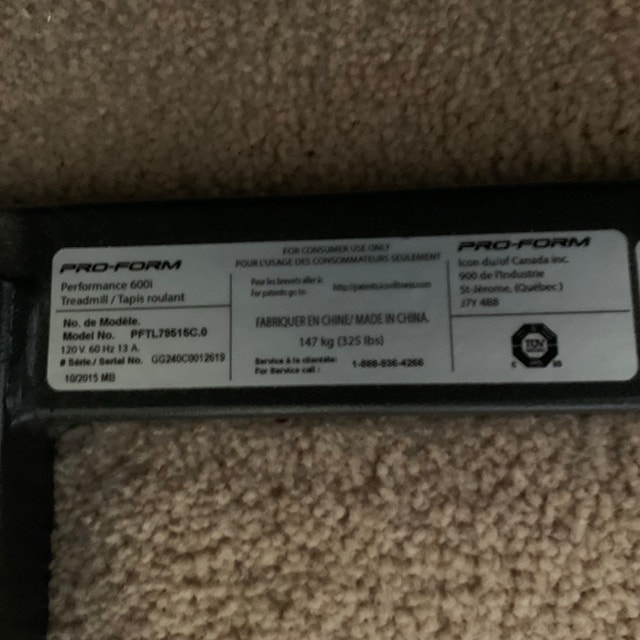ProForm Performance 600i Treadmill - photo 3