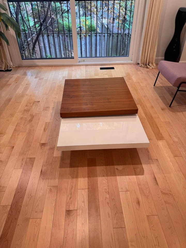 Modern Rotating Square Coffee Table - photo 2