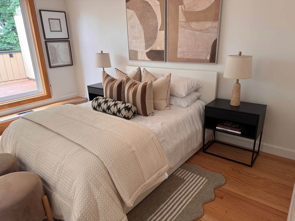 Ikea White Queen Bed Frame - photo 2