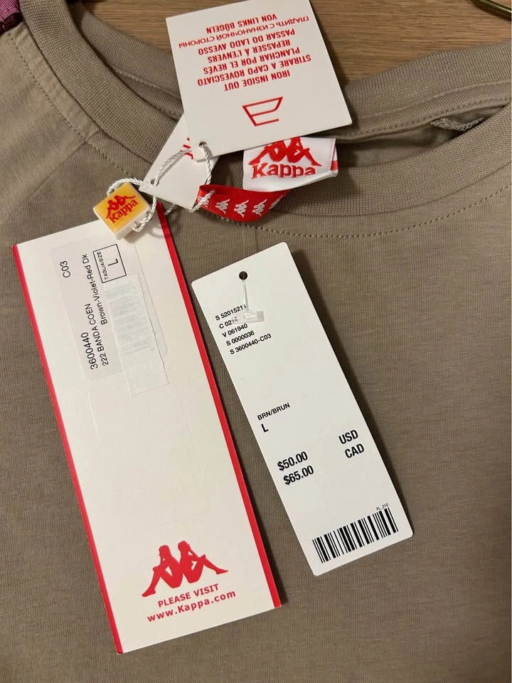 Kappa 222 Banda Coen T-Shirt Size L - photo 3