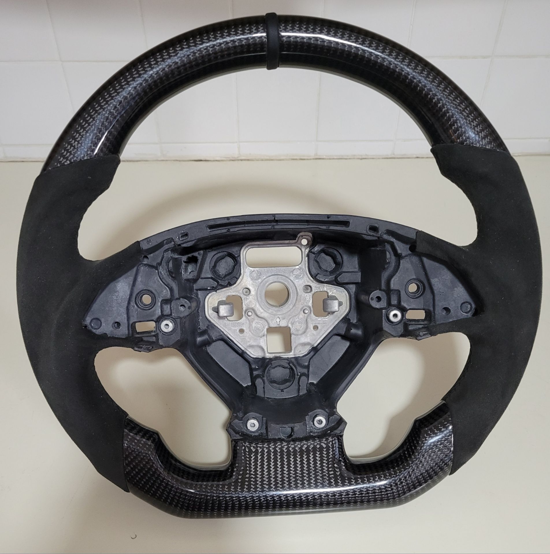 Alcantara Real Carbon Fiber Steering Wheel For Corvette Camaro