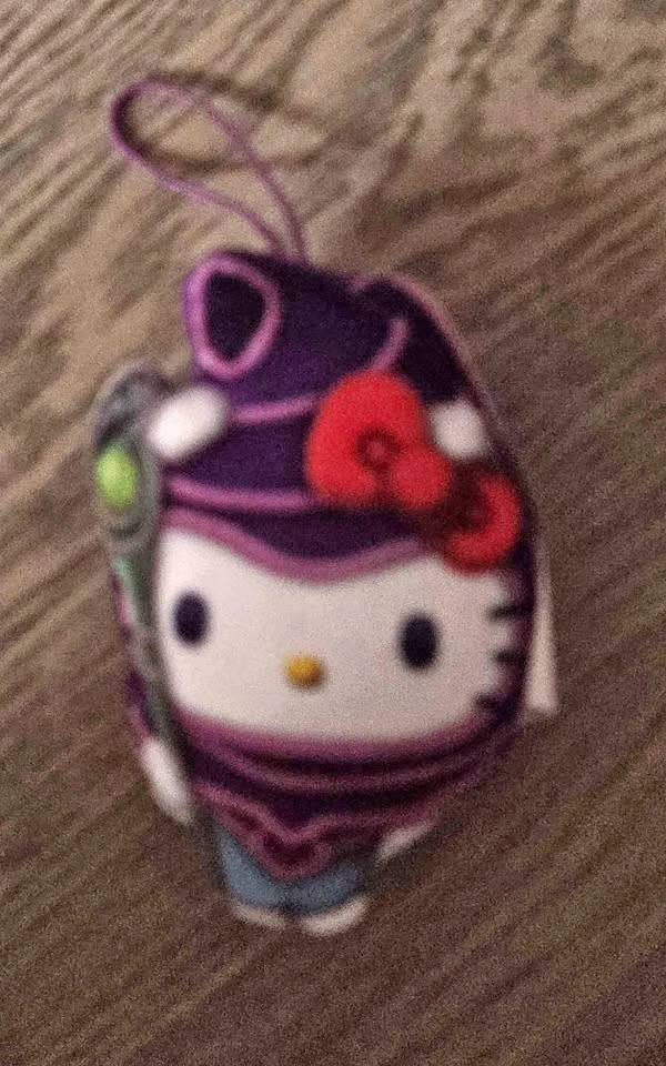 Hello Kitty x Yu-Gi-Oh! Dark Magician Plush Charm