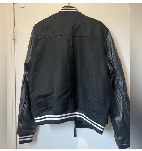 Varsity jacket With Leather Sleeves - photo 2
