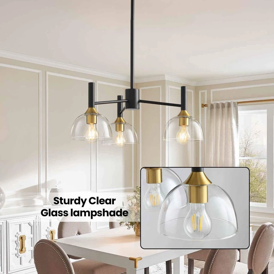 BRAND NEW RUIYEY 3-Light Modern Chandelier - photo 2