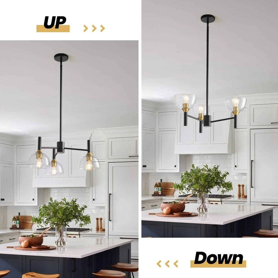 BRAND NEW RUIYEY 3-Light Modern Chandelier - photo 5